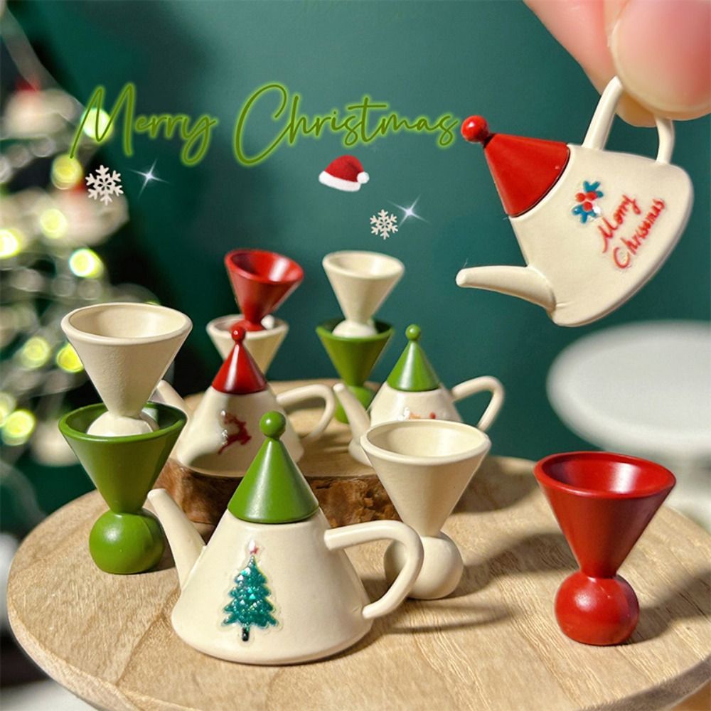 Miniature Painting Set - 1/12 1/6 Miniature Dollhouse Tea Set