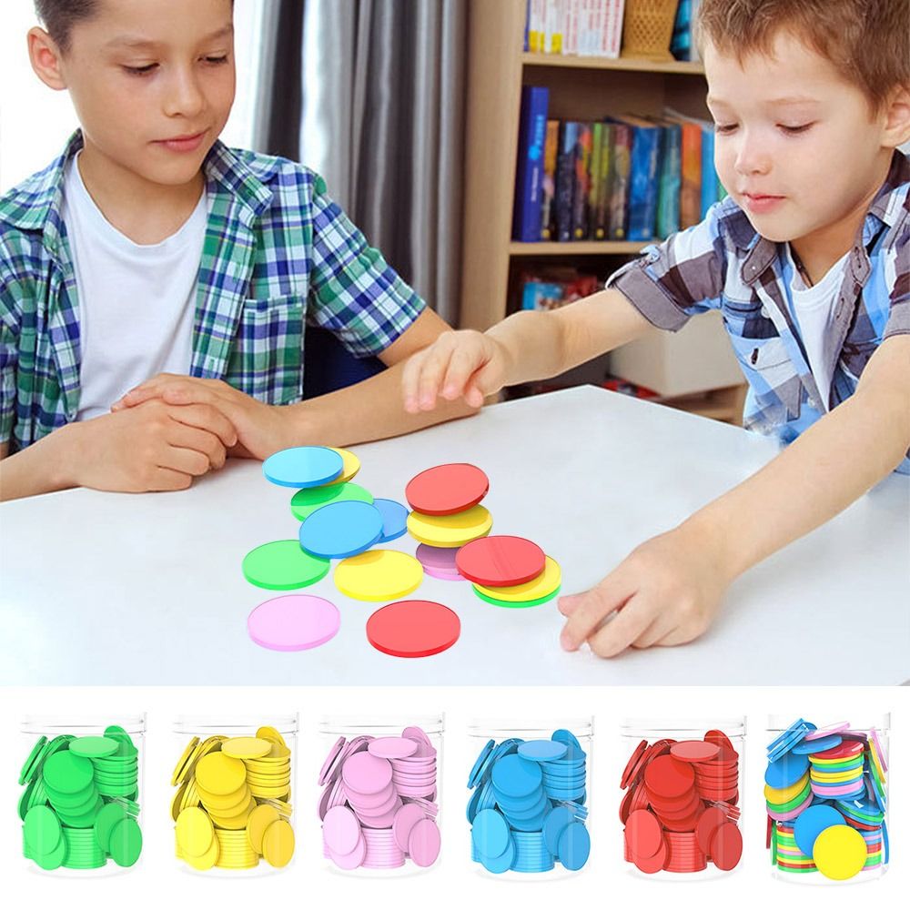 Board Game Hegemony - 100pcs Plastic Counting Chips Addition Subtraction