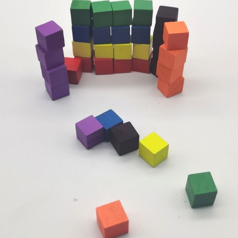 100Pcs/lots 10mm Wood Cubes Co - Board Game Hegemony ulasan dan harga
