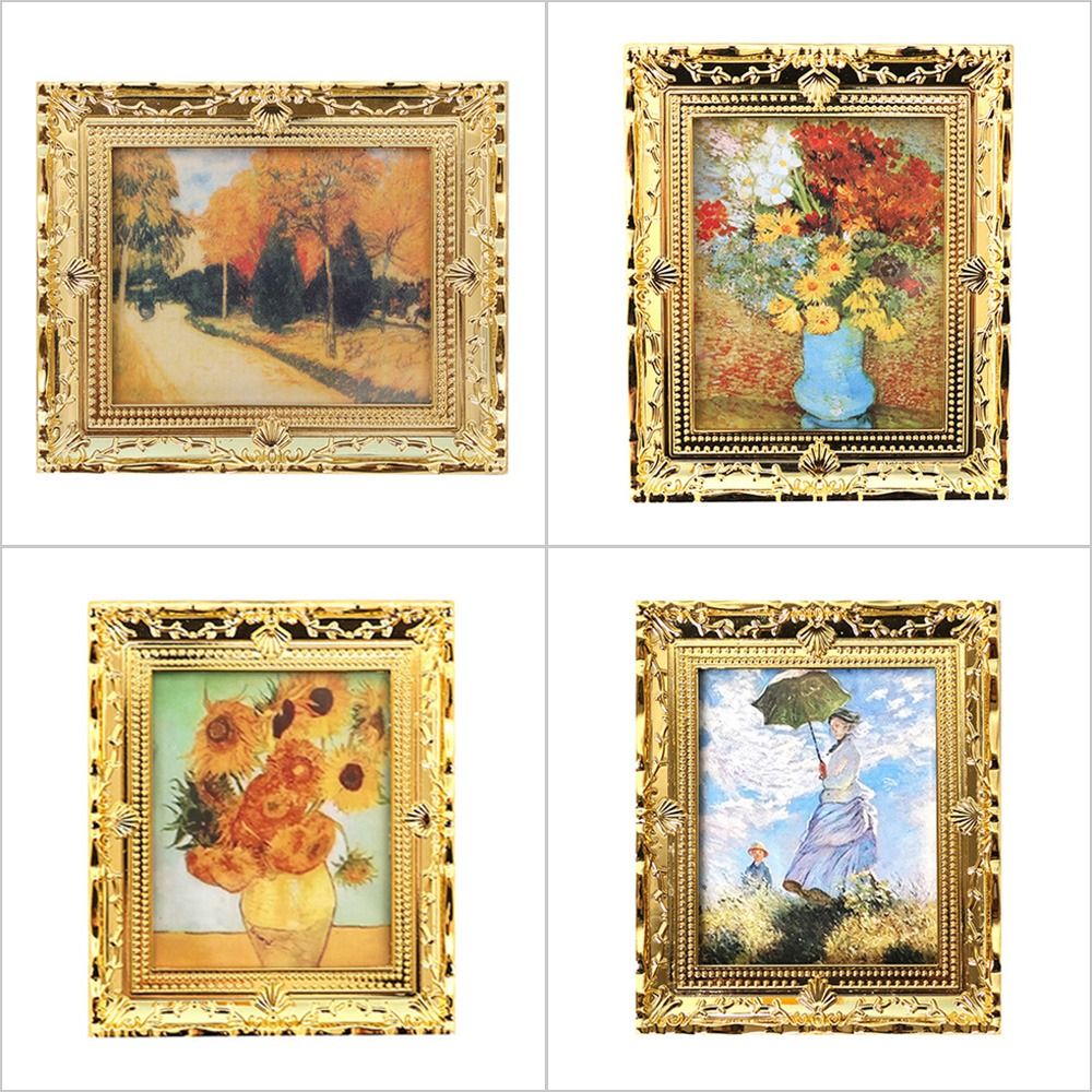 1/12 Dollhouse Miniature Oil P - Miniature Painting Set ulasan dan harga