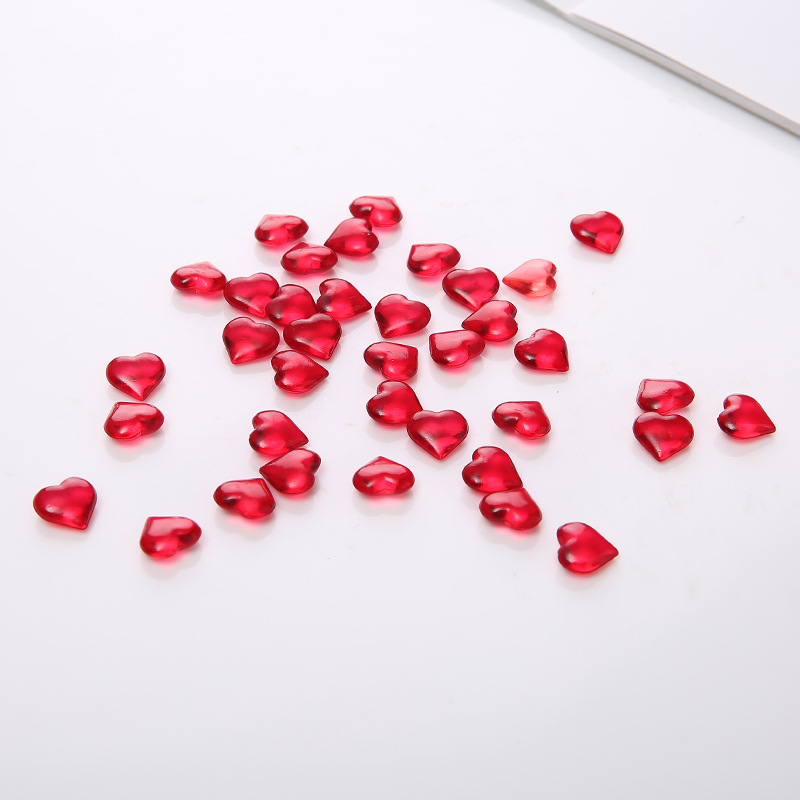 100PCS 10*4mm Heart Shape Acry - Board Game Hegemony ulasan dan harga