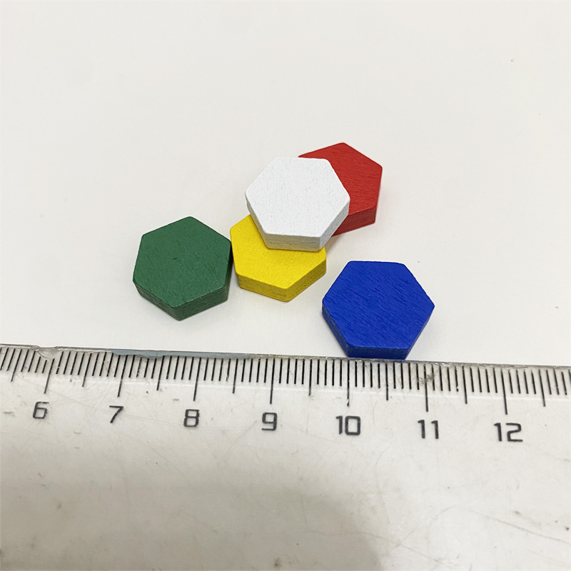 50 Pieces Wooden Hexagonal Pri - Board Game Hegemony ulasan dan harga