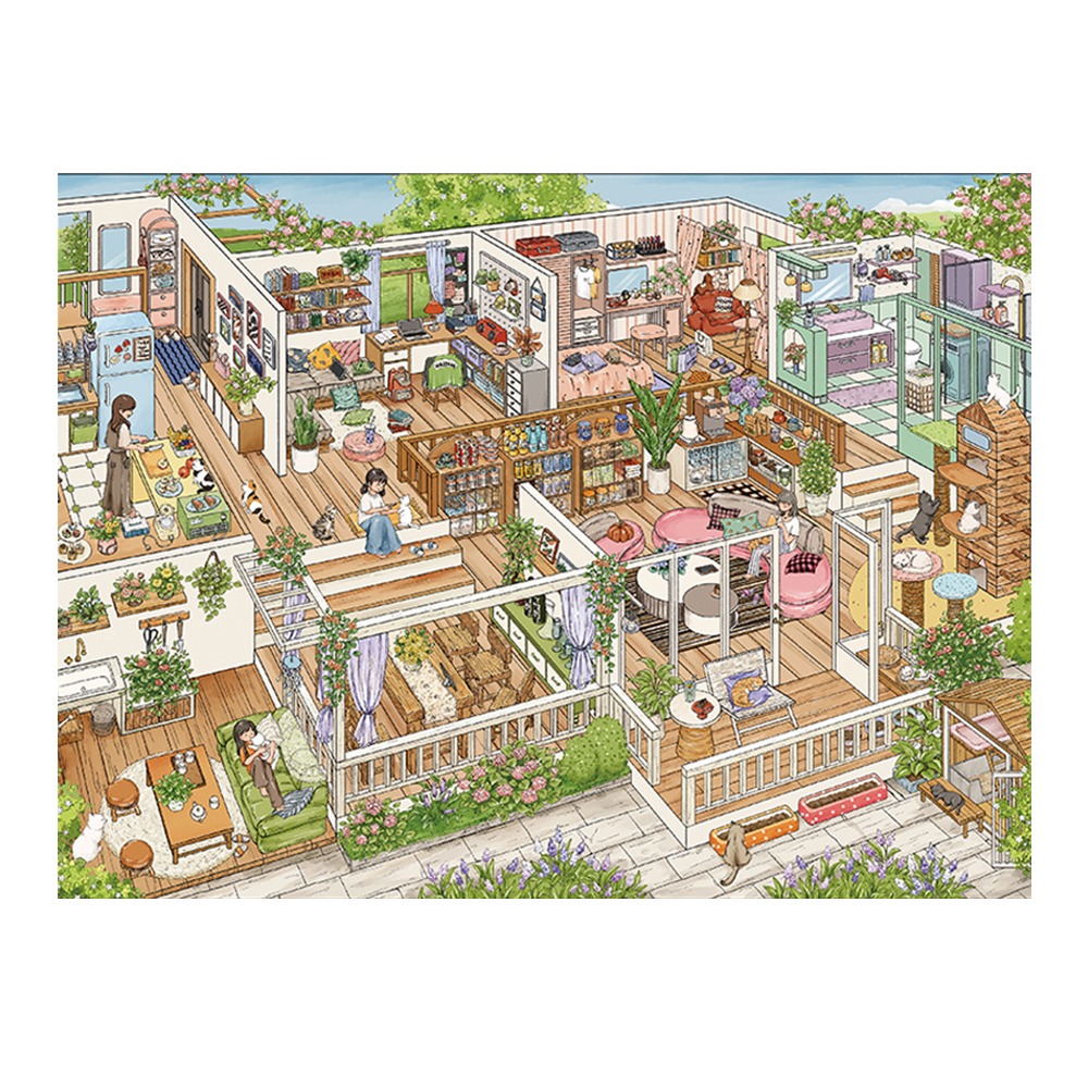 New DIY Oil Painting Street Sc - Miniature Painting Set ulasan dan harga
