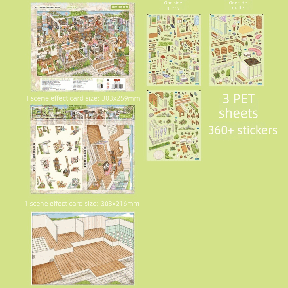 New DIY Oil Painting Street Sc - Miniature Painting Set ulasan dan harga