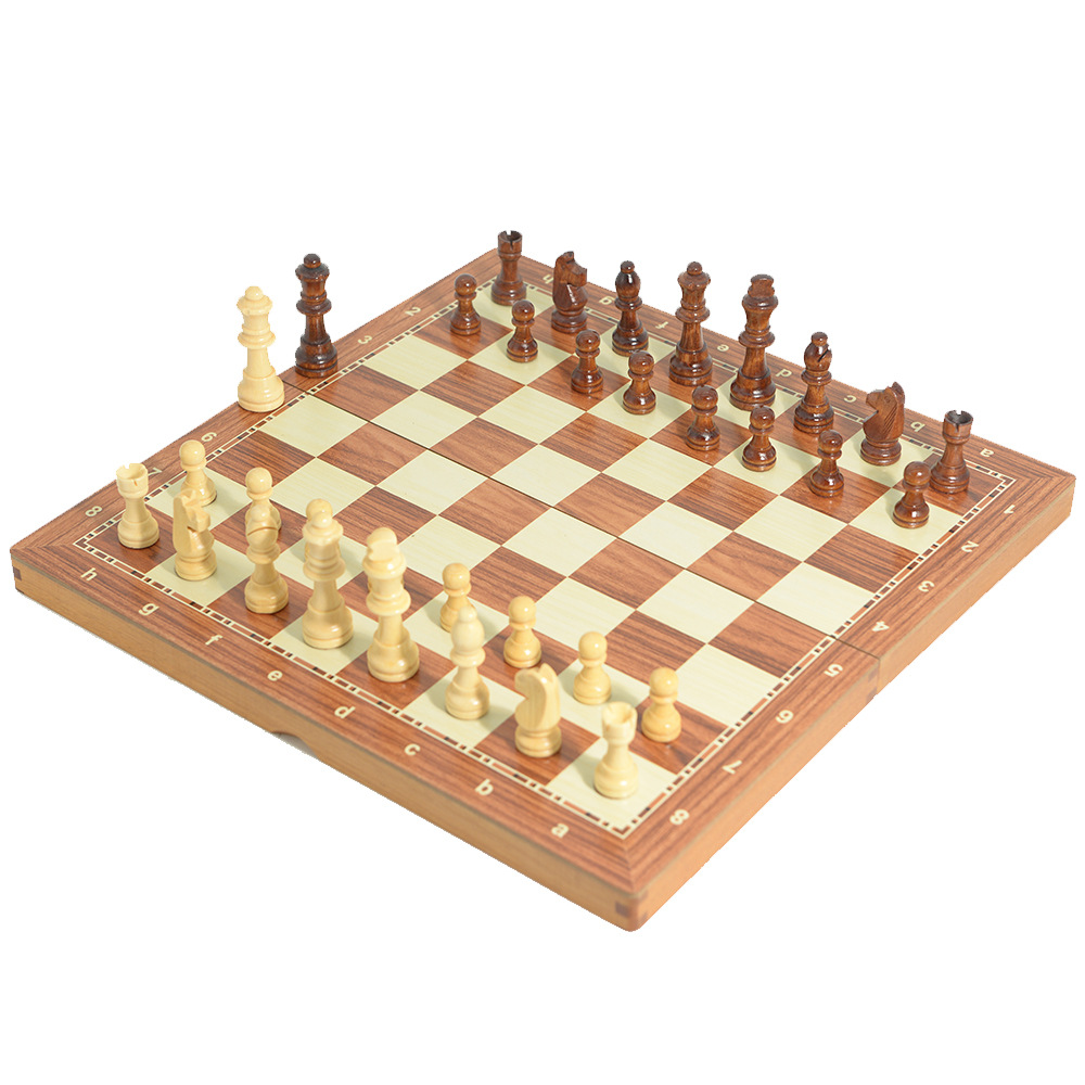 Magnetic Wooden Folding Chess  - Board Game Yearbook ulasan dan harga