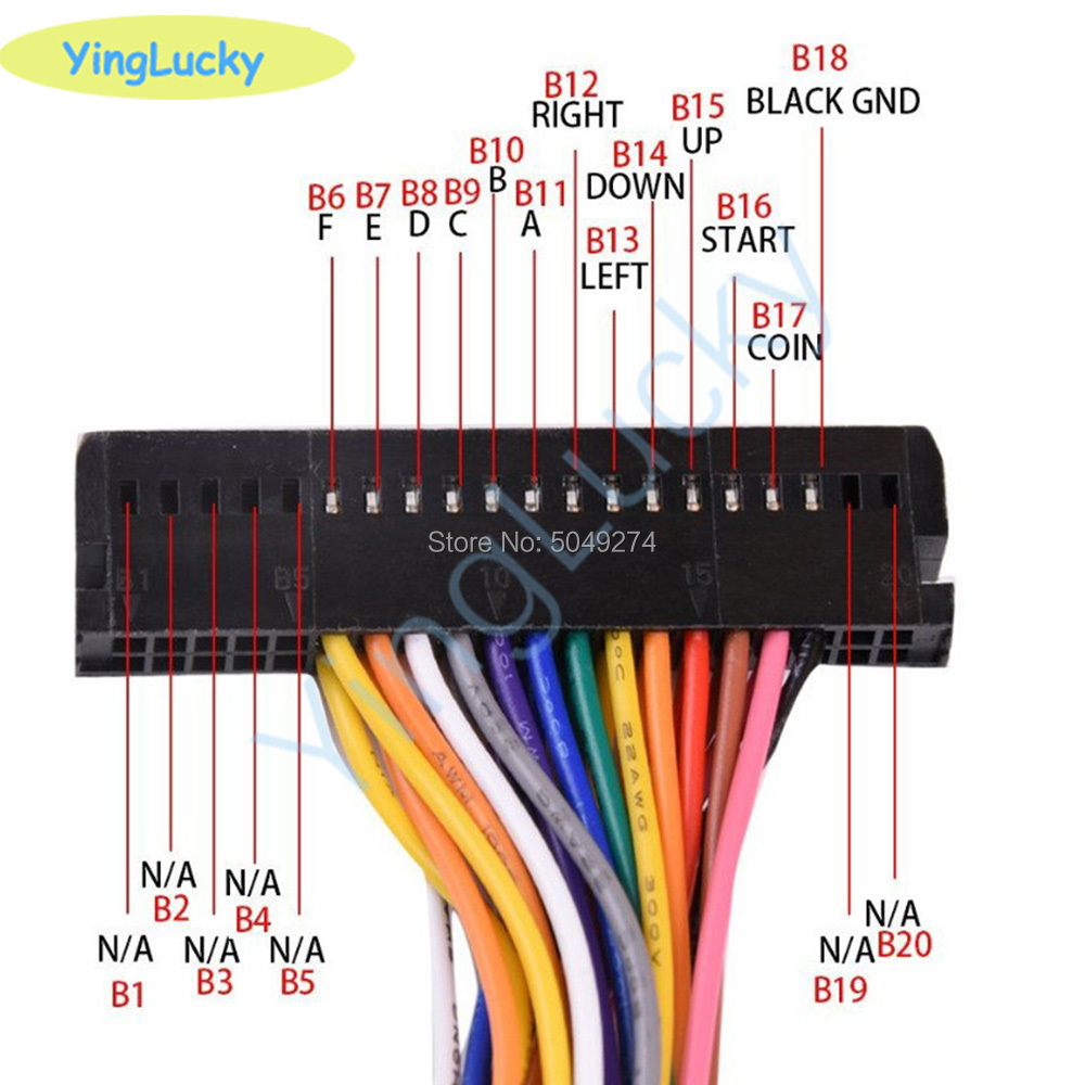 Arcade Cabinet 40-pin Wire Har - Board Game Maker ulasan dan harga