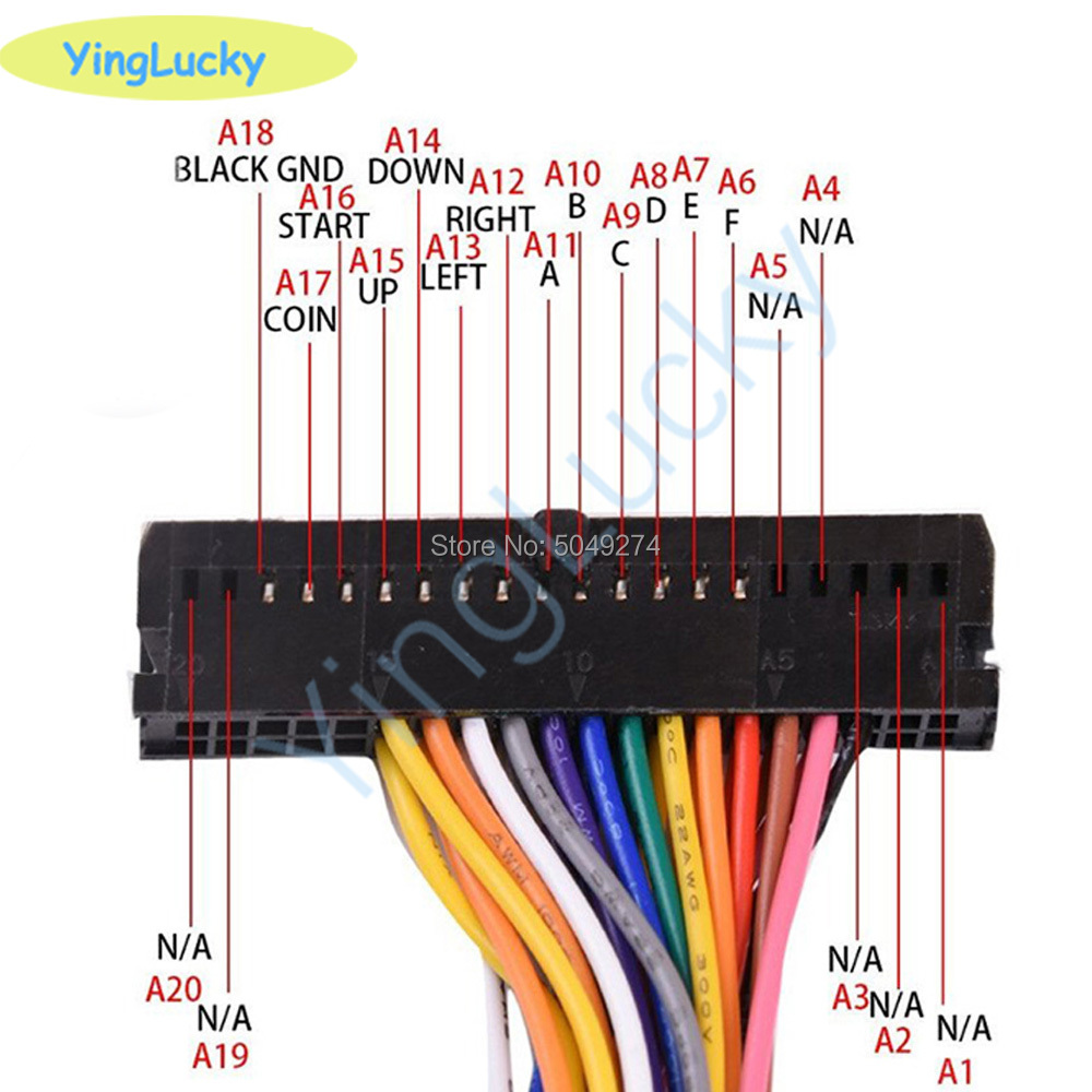 Arcade Cabinet 40-pin Wire Har - Board Game Maker ulasan dan harga