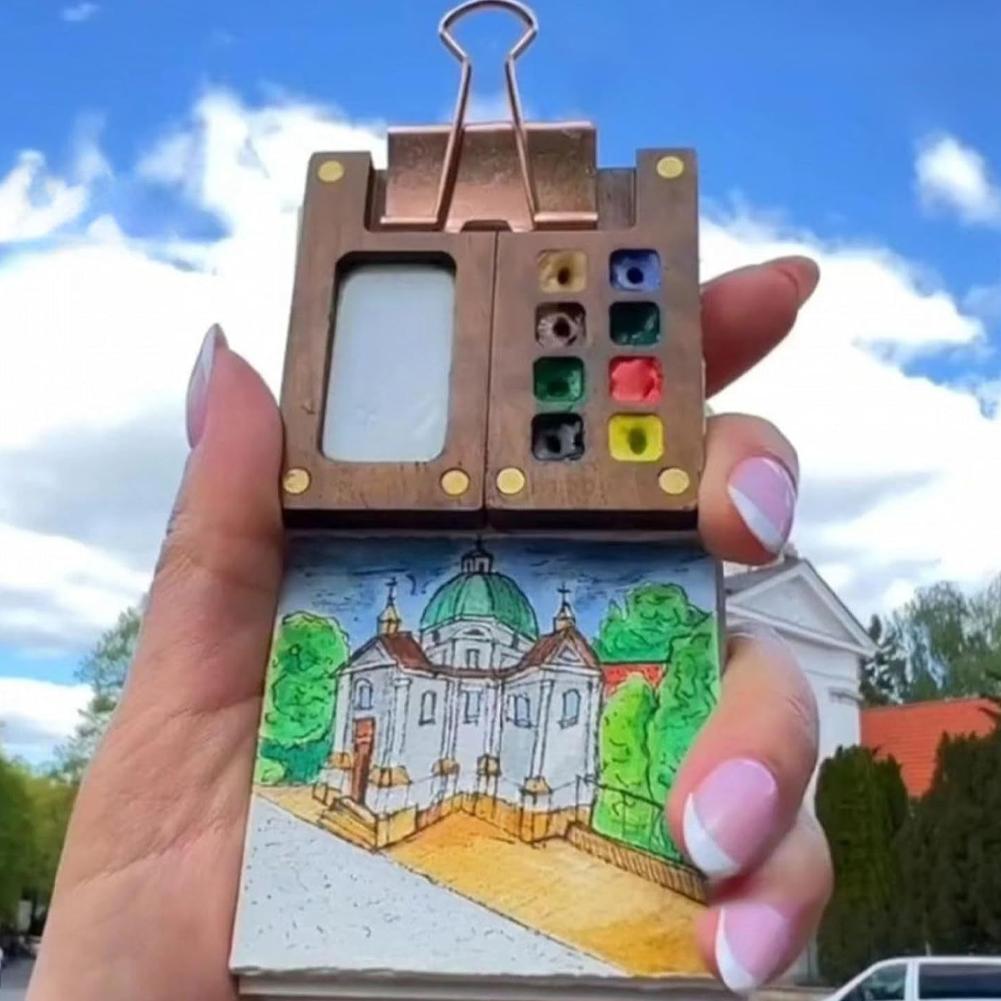 8 / 15 Grid Portable Sketchboo - Miniature Painting Set ulasan dan harga