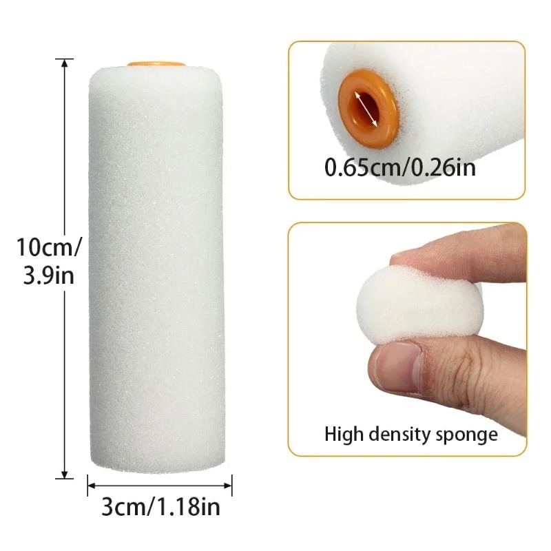 10PCS 100mm Mini White Durable - Miniature Painting Set ulasan dan harga