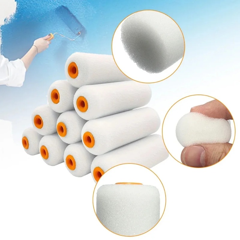 10PCS 100mm Mini White Durable - Miniature Painting Set ulasan dan harga
