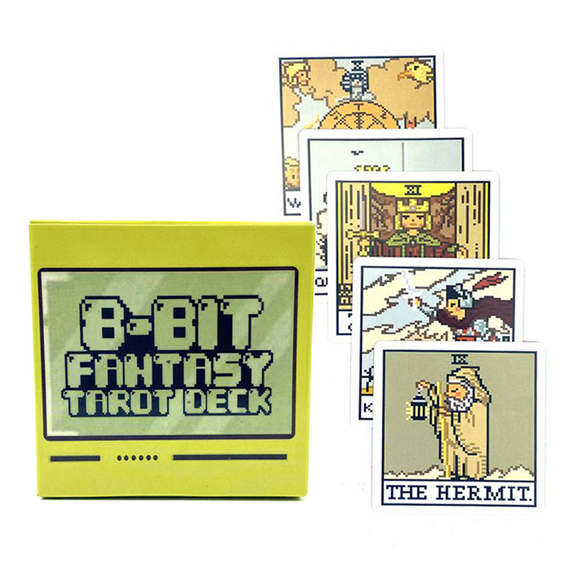 1Box 8 Bit Fantasy Tarot Deck  - Board Game Of Life ulasan dan harga