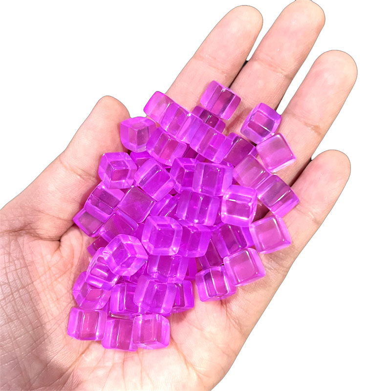 100pcs/set 8mm Clear Cube Dice - Board Game Hegemony ulasan dan harga