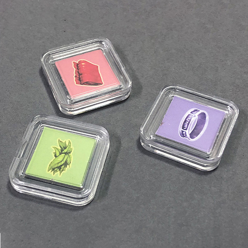 10PCS Square Clear Plastic Pro - Board Game Hegemony ulasan dan harga