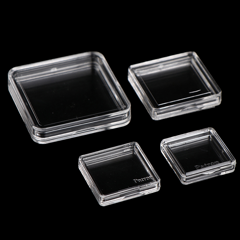 10PCS Square Clear Plastic Pro - Board Game Hegemony ulasan dan harga