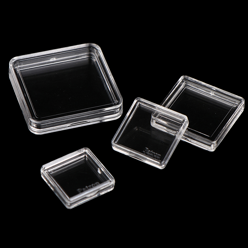 10PCS Square Clear Plastic Pro - Board Game Hegemony ulasan dan harga