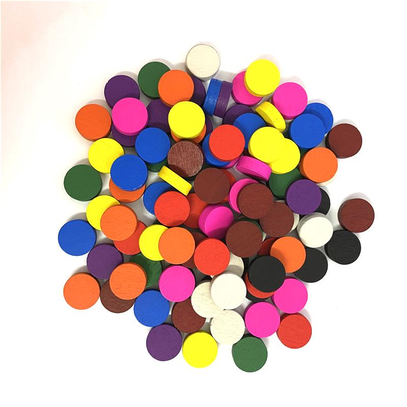 100pieces Diameter 15*5MM Wood - Board Game Hegemony ulasan dan harga