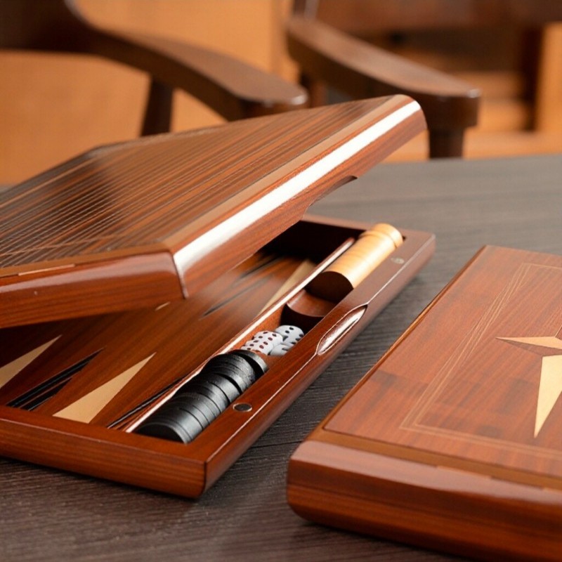 Solid Wood Backgammon 11-19 In - Board Game Yearbook ulasan dan harga