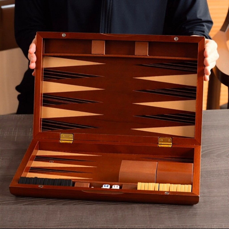 Solid Wood Backgammon 11-19 In - Board Game Yearbook ulasan dan harga