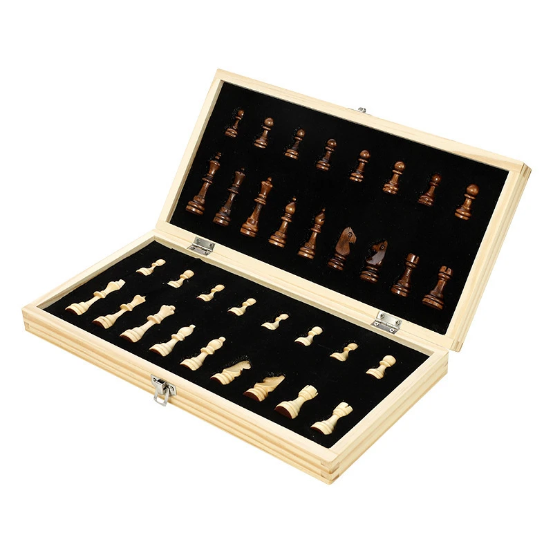 Chess Board Three In 1 Wooden  - Board Game Yearbook ulasan dan harga