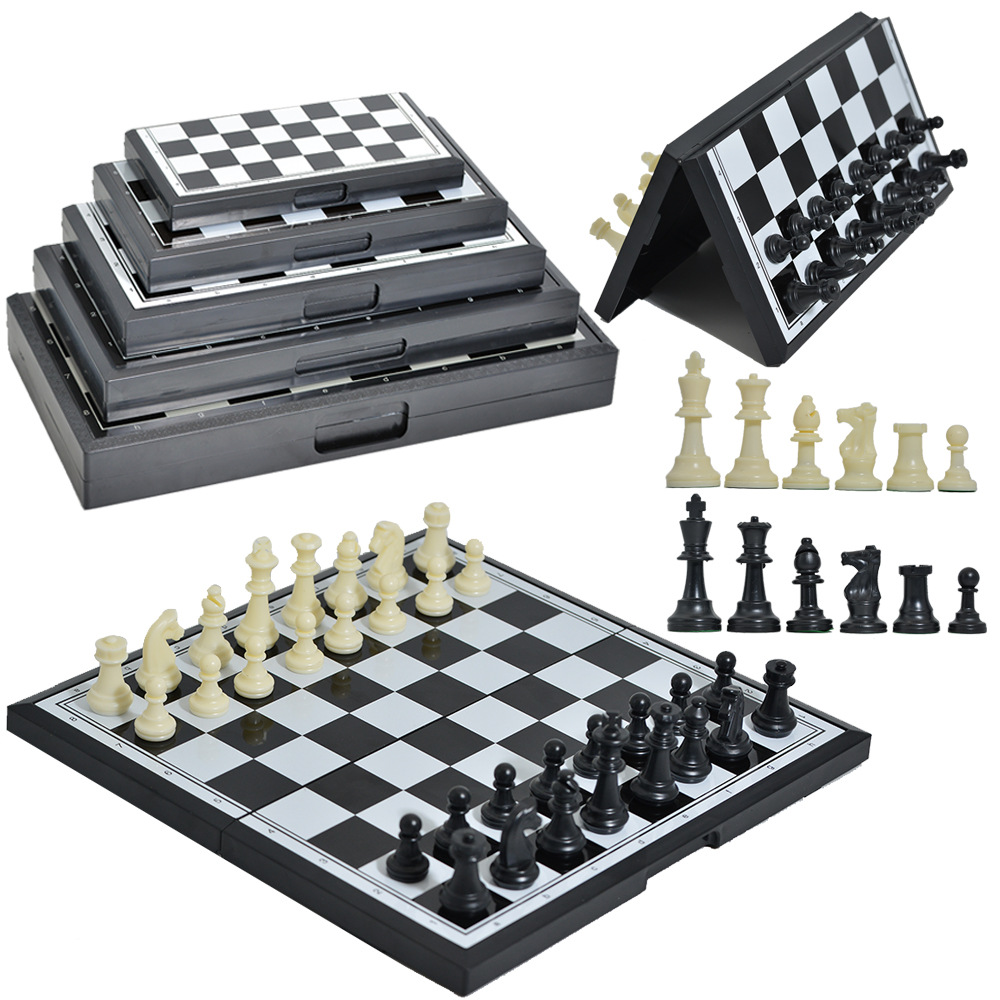 Folding Magnetic Chess Portabl - Board Game Yearbook ulasan dan harga