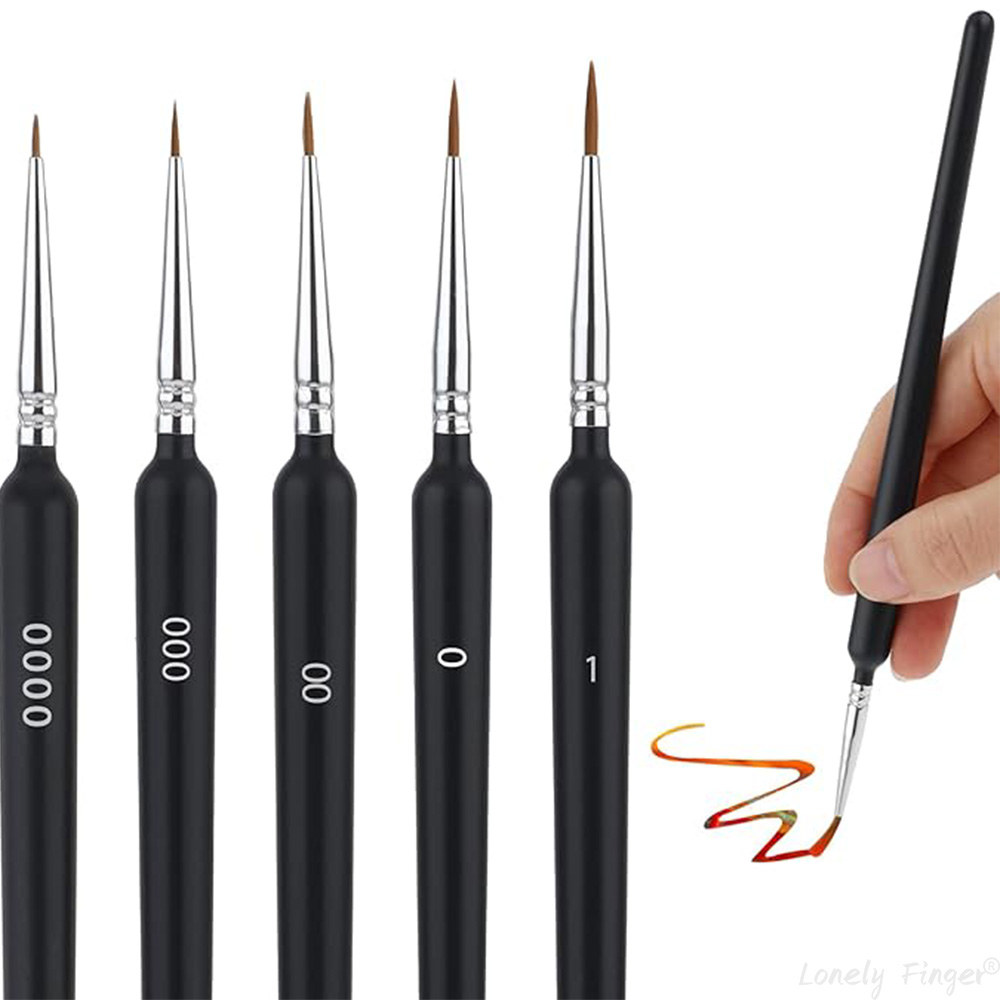 5/11Pcs Paint Brushes Set, Art - Miniature Painting Set ulasan dan harga