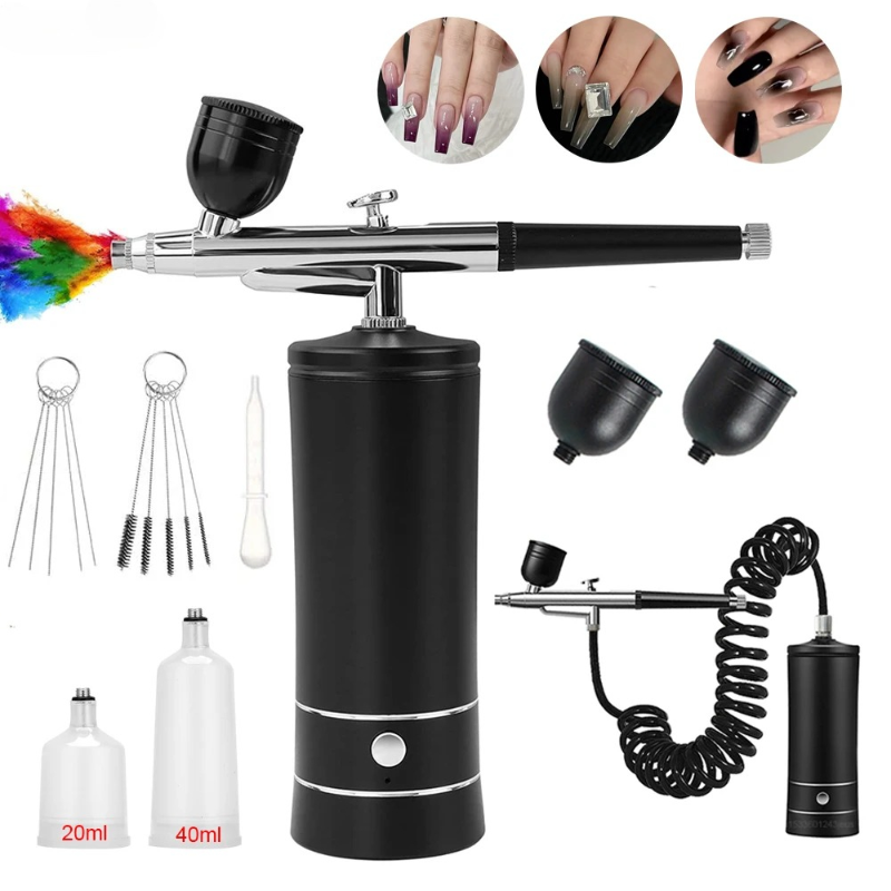 Airbrush Nail Art Painting Kit - Miniature Painting Set ulasan dan harga