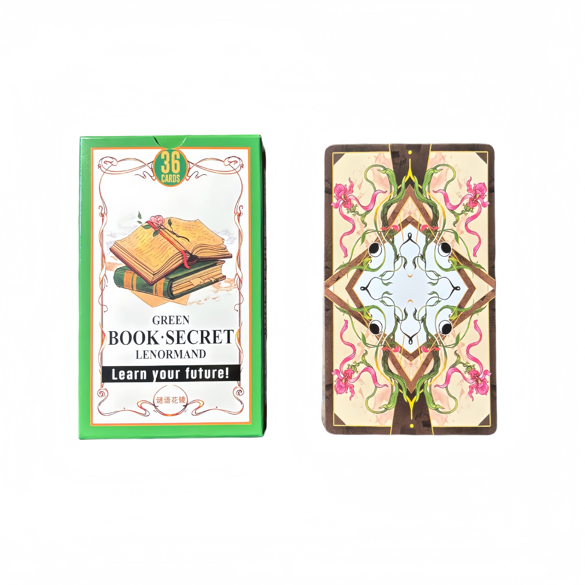 36PCs Green Book Secret Lenorm - Board Game Yearbook ulasan dan harga