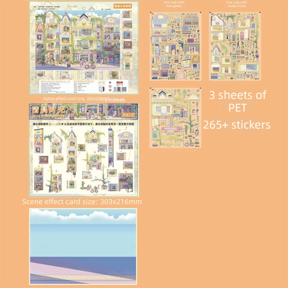 DIY Oil Painting Street Scene  - Miniature Painting Set ulasan dan harga