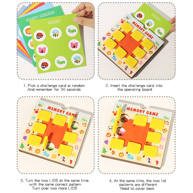 Wooden Memory Chess Toy For Ch - Board Game Of Life ulasan dan harga