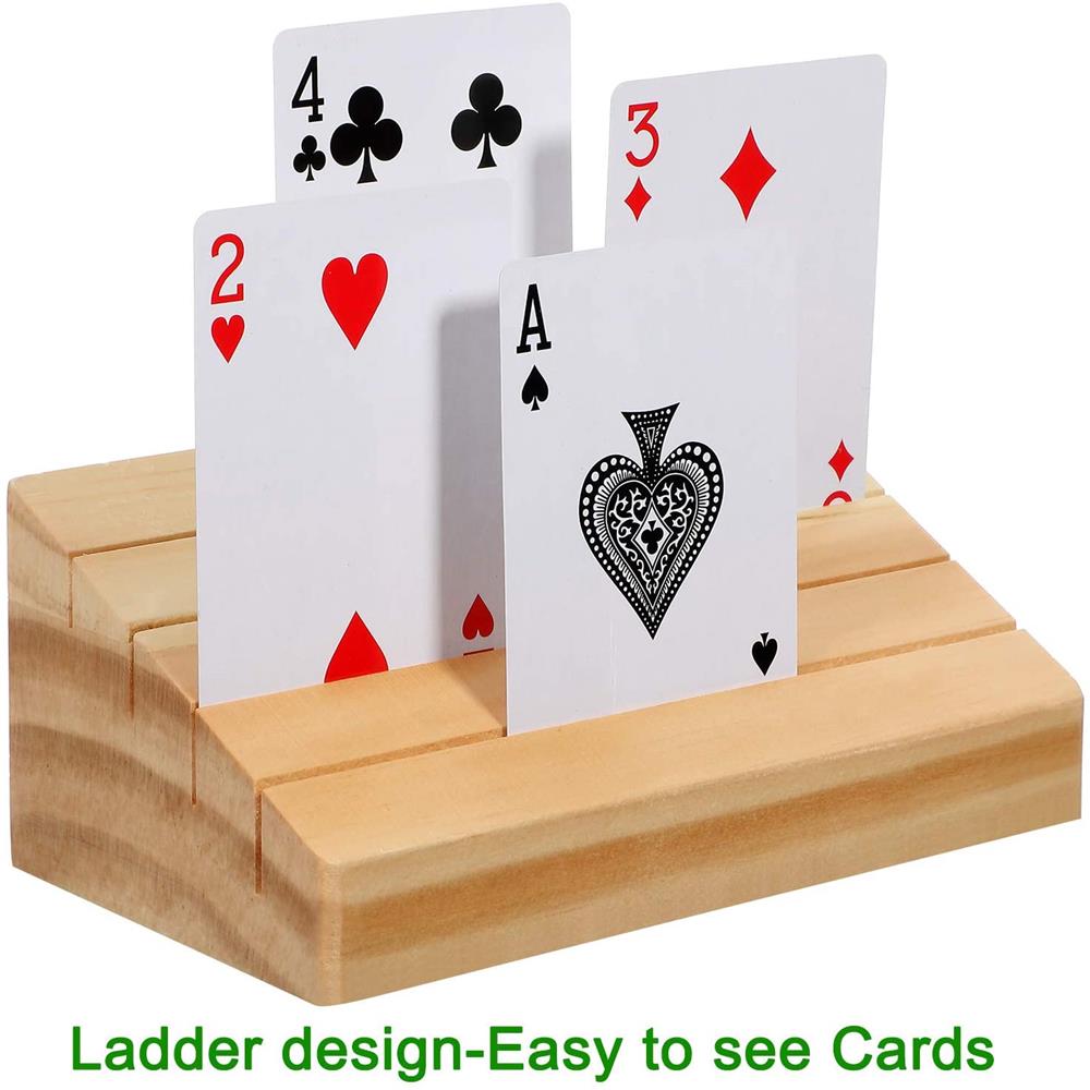 Hands-Free Wooden Playing Card - Board Game Yearbook ulasan dan harga