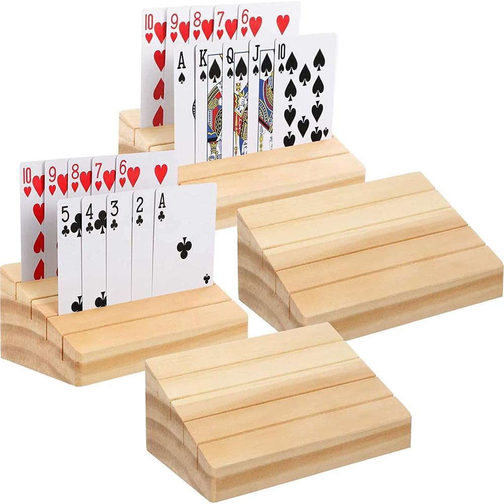 Hands-Free Wooden Playing Card - Board Game Yearbook ulasan dan harga